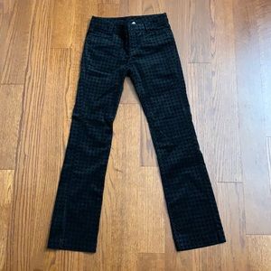 H & M Black Corduroy Straight Leg Pant